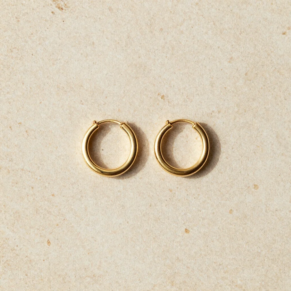 Arc Huggie Hoops